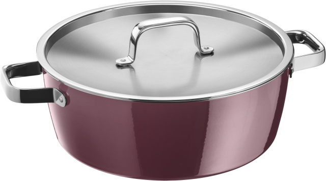 Pekáč okrúhly FUSIONTEC Aromatic ružový kremeň Ø 28 cm