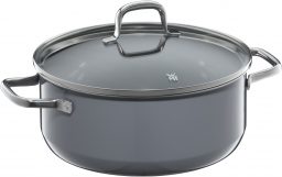 Hrniec nízky FUSIONTEC Essential sivý Ø 24 cm