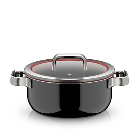 Fusiontec Function Pro panvica na dusenie s pokrievkou 24 cm čierna