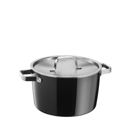 Hrniec vysoký FUSIONTEC Aromatic čierny Ø 24 cm